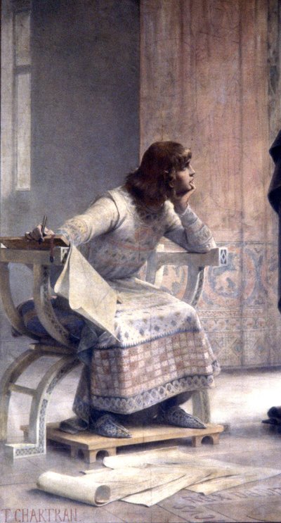 Educazione di San Luigi, c. 1885 da Theobald Chartran