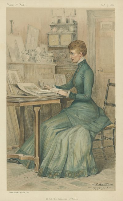Sua Altezza Reale la Principessa del Galles da Theobald Chartran