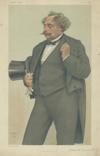 M Alexandre Dumas figlio da Theobald Chartran