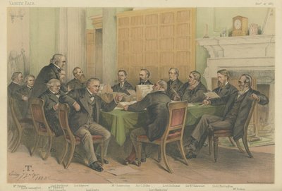 Il Consiglio dei Ministri 1883 da Theobald Chartran