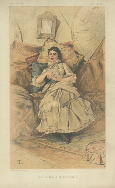 La contessa di Dalhousie da Theobald Chartran