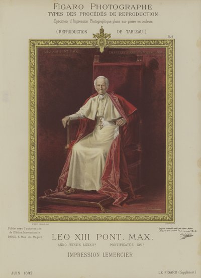 Papa Leone XIII da Theobald after Chartran