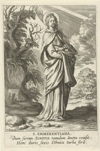 Santa Emerenziana di Roma da Theodoor Galle