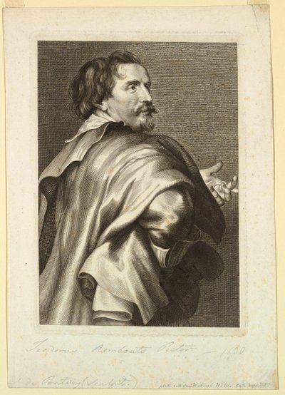 Ritratto di Theodoor Rombouts da Theodoor Rombouts