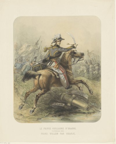 Ritratto equestre di Guglielmo II, re dei Paesi Bassi da Theodoor Schaepkens