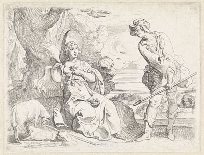 Pastore e pastorella da Theodoor van Thulden