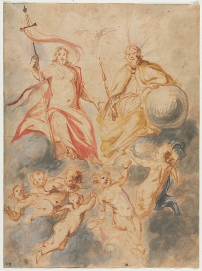 Santissima Trinità, c. 1647 da Theodoor van Thulden