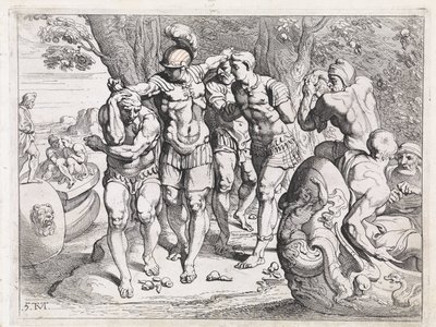 Ulisse nel paese dei mangiatori di loto da Theodoor van Thulden