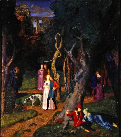 Il Decameron, Il giardino della villa da Theodor Baierl