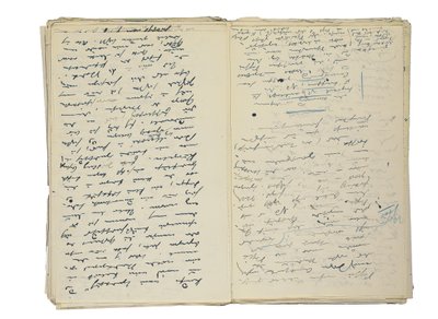Manoscritti autografi di articoli sulla vita e la società di Berlino, insieme a un frammento di una bozza per un romanzo, c.1878-94 da Theodor Fontane