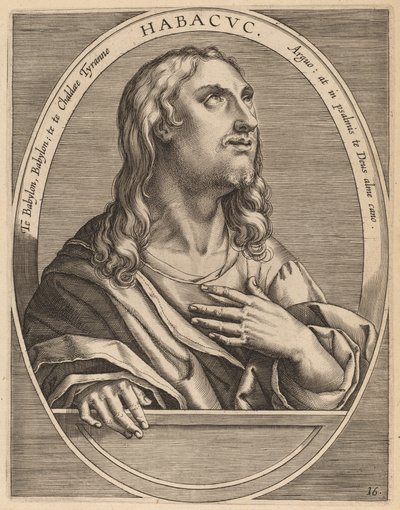Abacuc da Theodor Galle after Jan van der Straet