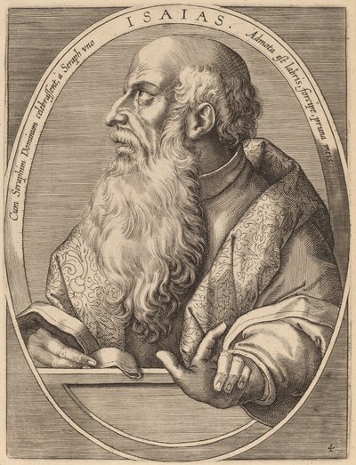 Isaia da Theodor Galle after Jan van der Straet