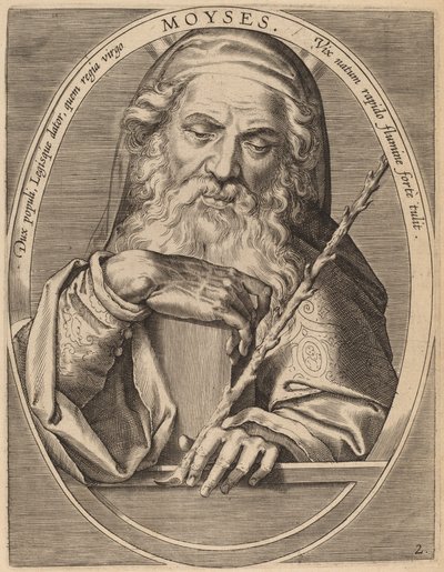 Mosè da Theodor Galle after Jan van der Straet