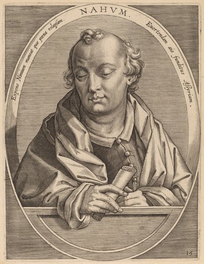 Nahum da Theodor Galle after Jan van der Straet