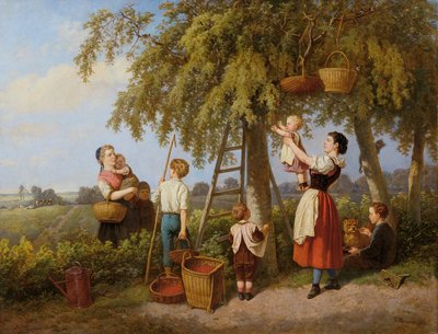 La raccolta delle ciliegie da Theodor Hosemann