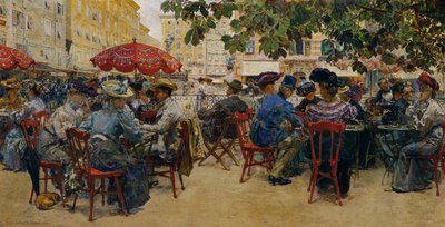 Caffè Tomaselli a Salisburgo da Theodor Josef Ethofer