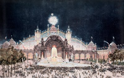 Esposizione universale, vista del palazzo dell