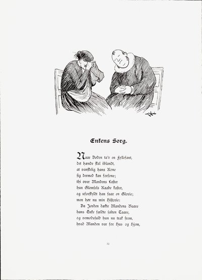 Illustrazione tratta dal libro Historier di Munthe, Peter e pubblicato da Dybwad (no, 1896) da Theodor Kittelsen