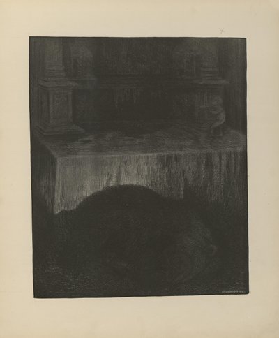 Illustrazione tratta dal libro Svartedauen di Kittelsen, Th. e pubblicato da L.E. Tvedte (no, 1901) da Theodor Kittelsen