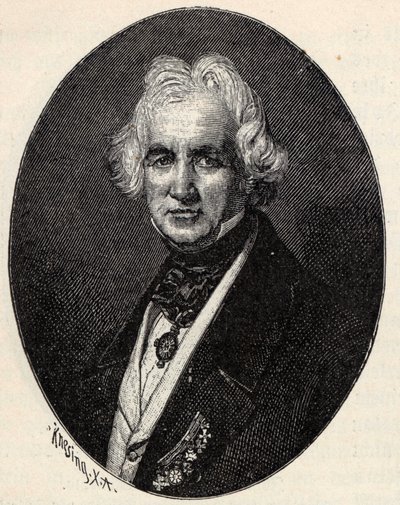 Ritratto dello scultore Christian Daniel Rauch 1777-1857 da Theodor Knesing