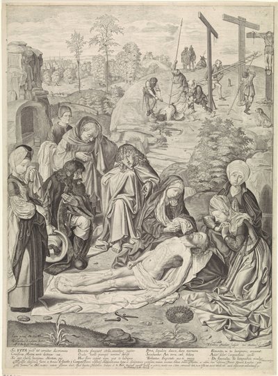 Compianto su Cristo da Theodor Matham