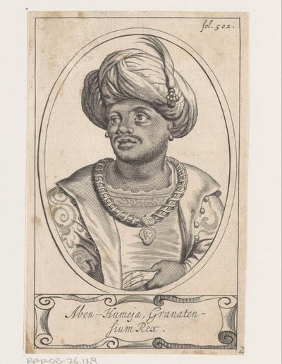 Ritratto di Aben Humeya, re di Granada da Theodor Matham