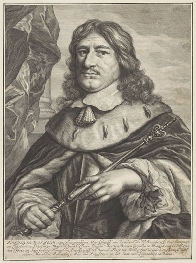 Ritratto di Federico Guglielmo di Brandeburgo da Theodor Matham