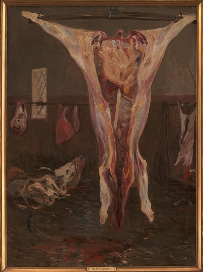 Un bue macellato, Roma da Theodor Philipsen