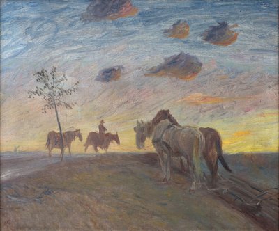 Paesaggio serale da Theodor Philipsen