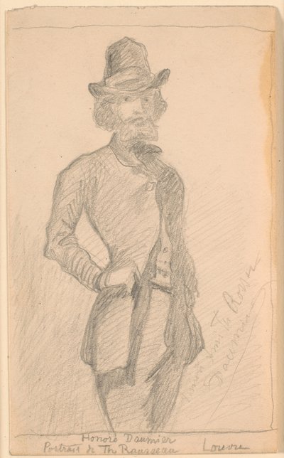 Copia del dipinto di H. Daumier di Th. Rousseau al Louvre da Theodor Philipsen