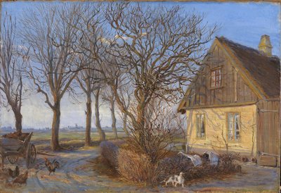 Fuori da una fattoria. Maglebylille da Theodor Philipsen