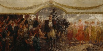 Il popolo rende omaggio a Bismarck, 1911 da Theodor Rocholl
