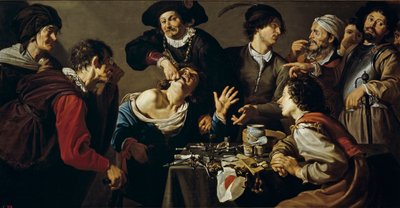 Il ciarlatano da Theodor Rombouts