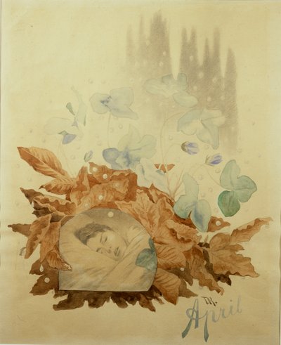 Aprile da Theodor Kittelsen