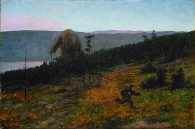 Askeladden e il troll da Theodor Kittelsen