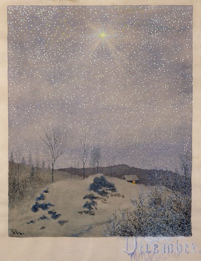 Dicembre da Theodor Kittelsen
