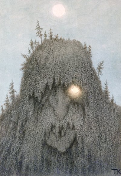 Troll della foresta da Theodor Kittelsen