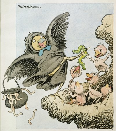 Ecco il cibo bambini da Theodor Kittelsen