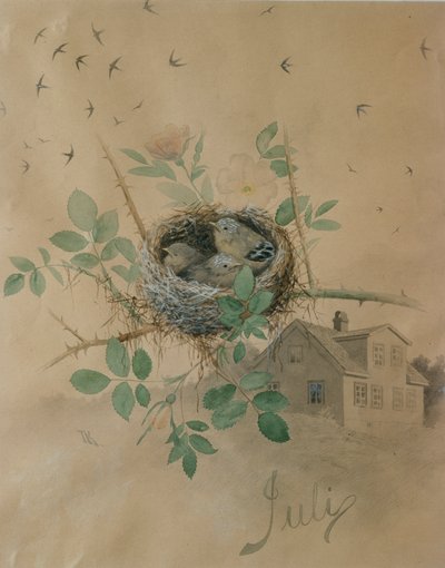 Luglio da Theodor Kittelsen