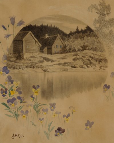 Giugno da Theodor Kittelsen