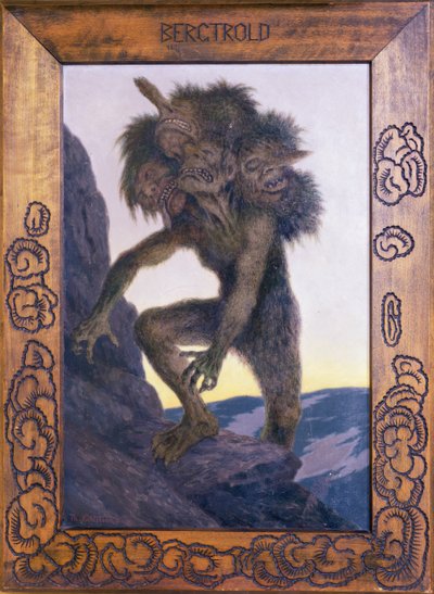 Troll di montagna da Theodor Kittelsen