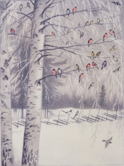 Ospiti di Capodanno da Theodor Kittelsen