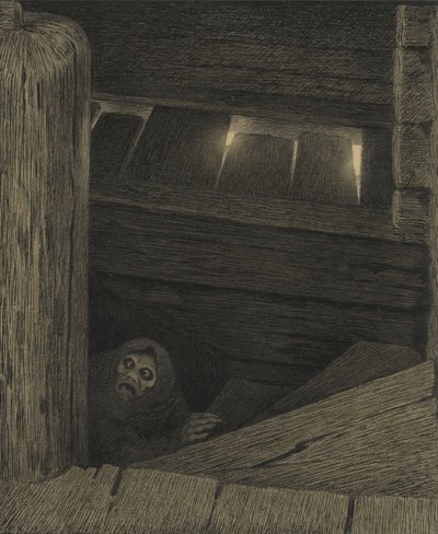 Pesta sulle scale da Theodor Kittelsen