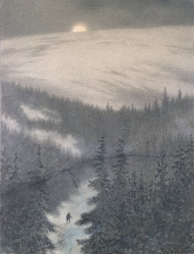 Piccolo proprietario terriero da Theodor Kittelsen