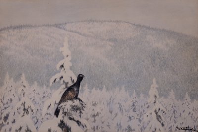 Nevicando e nevicando da Theodor Kittelsen