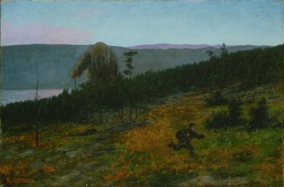 Il ragazzo delle ceneri e il troll da Theodor Kittelsen