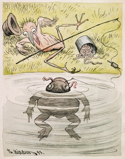 Il cielo sarà il mio testimone che non sapevo che fossi tu ad aver morso il mio amo da Theodor Kittelsen