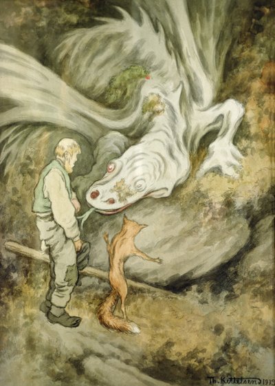 Il mondo non paga diversamente, mio caro drago da Theodor Kittelsen