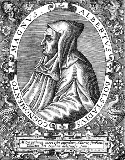 Albertus Magnus, frate domenicano tedesco da Theodor de Bry