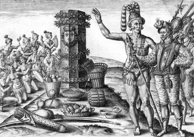Indiani della Florida da Theodor de Bry